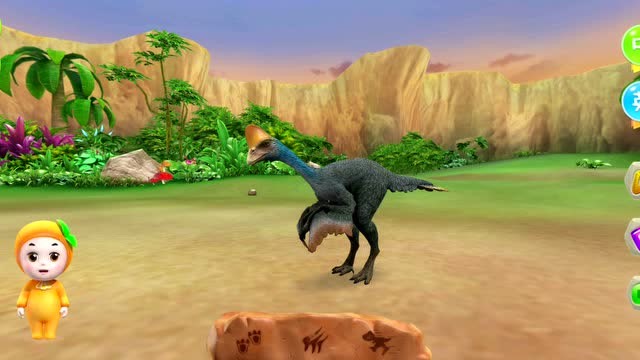 3d恐龙世界 美丽的纤手龙