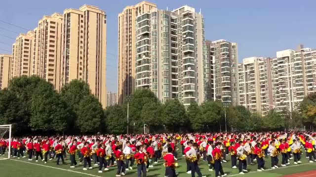 长沙芙蓉区育才三小啦啦操