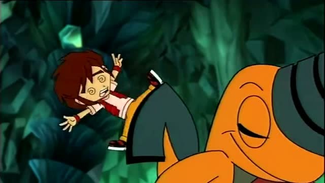 斗龙战士;小小龙老大让达力古好好保护天乐这个臭小子