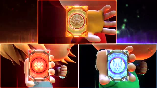 猪猪侠比赛开始,首先小虎队开始激活元灵锁!