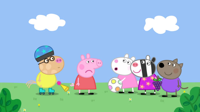 小马佩德罗过来一起玩了,为什么佩奇不说话了?