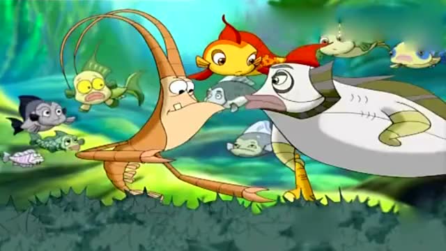 小鲤鱼历险记: 泡泡发现好多刺刺球, 赶紧通知大家