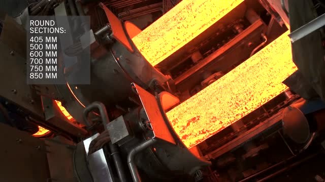 泰科钢铁世界最大圆坯连铸机