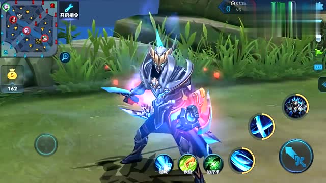 王者荣耀:3d视角给你看铠的大招怎么变身的