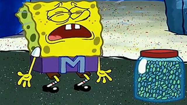 海绵宝宝:大家都变成了小矮人,海绵宝宝把它们装进了瓶子里