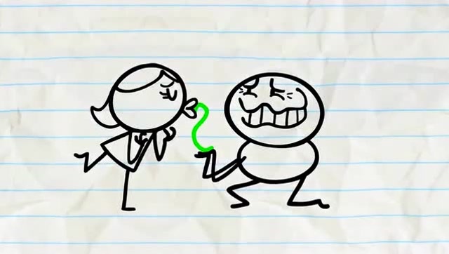 搞笑铅笔画小人:鬼知道,被绿有多恶心