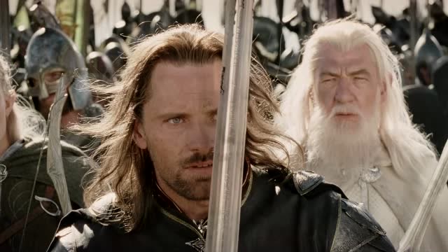 指环王3:亚拉冈听到邪眼在呼喊他,在呼喊伊力萨王