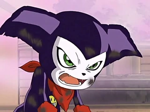 数码宝贝03:小妖兽与战马兽之间的对决,小妖兽被打的真惨