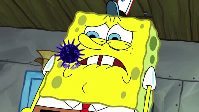 海绵宝宝被海胆攻击了!很害怕,救助章鱼哥遭拒