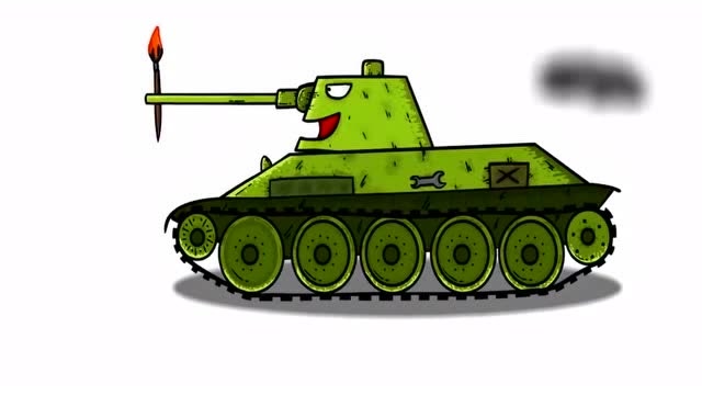 坦克世界欢乐动漫:kv44单挑德系群英 果然厉害