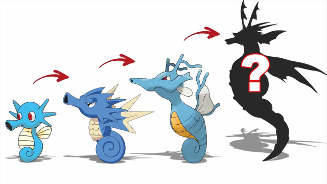 神奇宝贝同人进化刺海龙mega进化变成海龙王