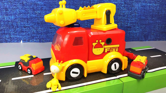 救援宝贝玩具救援队冲冲鹿消防车系列