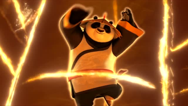 功夫熊猫3:神龙大侠终于出世了 这下天煞不是对手了