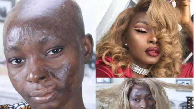 黑人是如何化妆的?妆前是丑女妆后芭比,网友:换了个头!