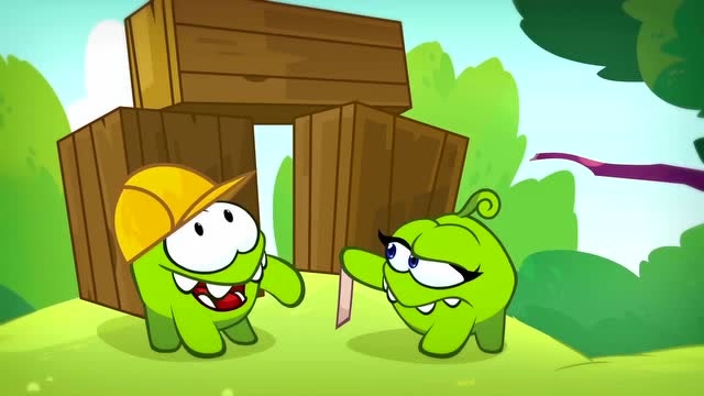 《奥姆的故事》奥姆很强壮哦!它想一个人把房子建起来的!