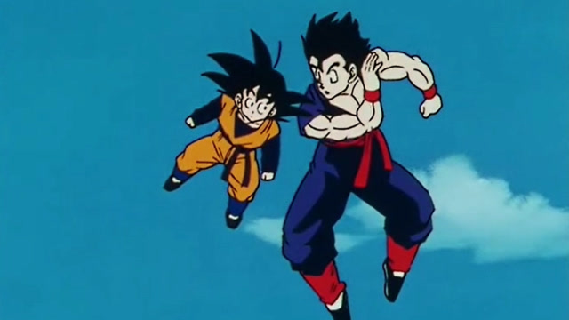 悟饭:悟天,比迪丽姐姐在这里的时候不要飞那么快!