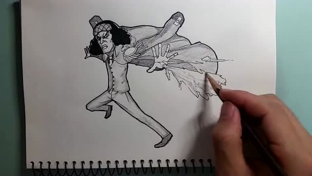 海贼王q版青雉手绘,零基础自学简单画法