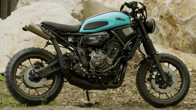 2019雅马哈xsr700 复古改装参赛作品7