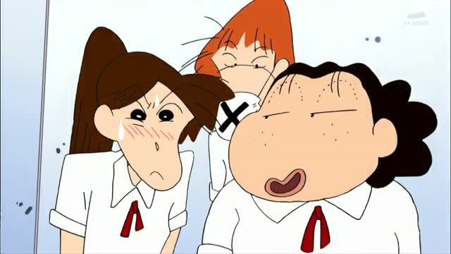 蜡笔小新:玛莉告诉队长,大姐头变可爱了