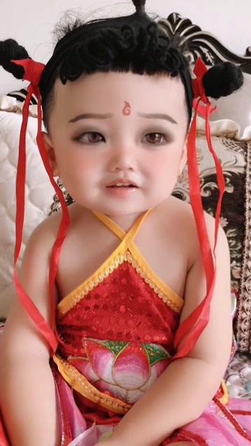 真人q版小哪吒来了!