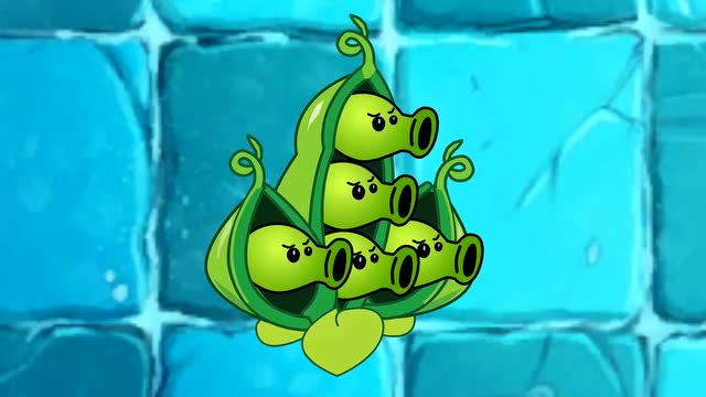 植物大战僵尸游戏动画:嘟嘟鸟碰到五重射手