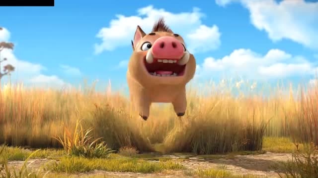 熊出没:小野猪穿出草丛时摔倒了,是什么让小野猪忘记疼痛,继续奔跑?