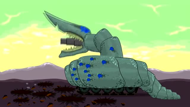 坦克动画:鳄鱼坦克