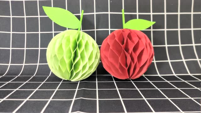 星愿diy手工艺术——立体苹果