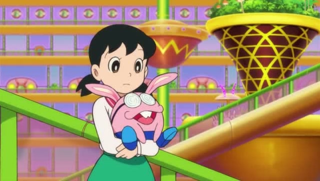 哆啦a梦:露卡摘下徽章就无法在月球上吸呼了!