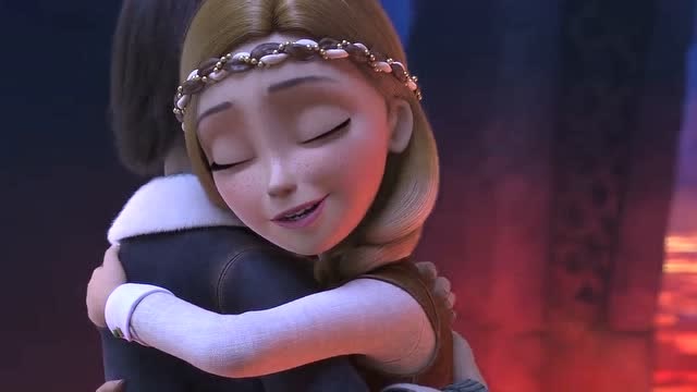 冰雪女王:格尔达和凯尔再次见面,他们拥抱在一起