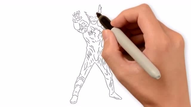 画一个赛迦奥特曼,你知道他是由哪个奥特曼变成的吗?