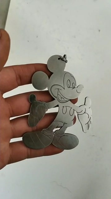 闲来无事割一个米老鼠吧#线切割