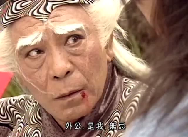 张无忌替白眉鹰王疗伤,小声地喊了一句外公,鹰王的表情亮了