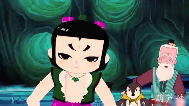 葫芦娃:六娃差点被青蛙吃进了肚子里,怎么回事?