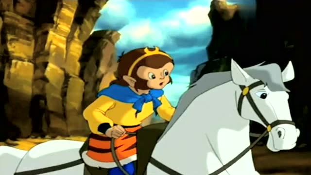 《西游记》:孙悟空骑着小白马找到了师父上路了!