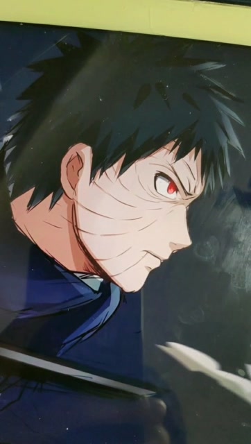 手绘宇智波带土.