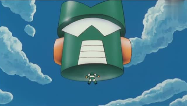 蜡笔小新:小新戴上时间犯罪防止帽,竟然变成了钢弹战士!真是神奇!