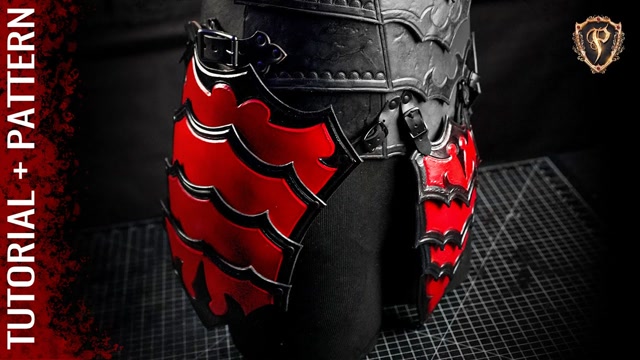 手工制作皮革盔甲——护裆及侧臀