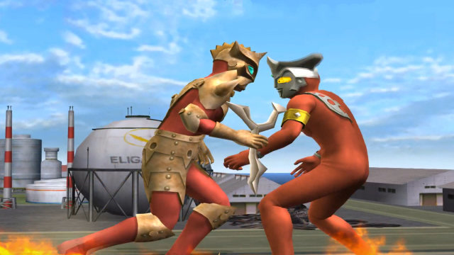 奥特曼格斗大作战:格斗之王雷欧使出飞踢打败艾斯杀手