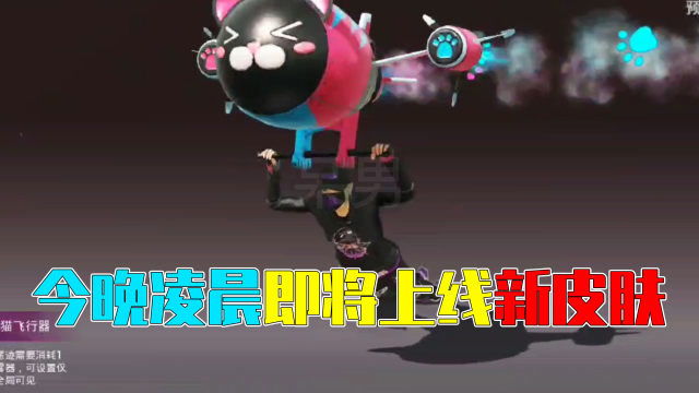 和平精英呆男:今晚即将上线的新皮肤神秘黑猫!