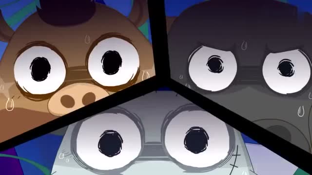 喜羊羊:三恶霸遇到可怕生物,却突破内心恐惧,救下了宝宝!