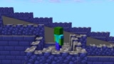 Minecraft动画《巨石逃亡》，小僵尸心里苦！