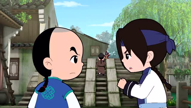 少年师爷义父的易容术越来越厉害海天明睡都睡不好