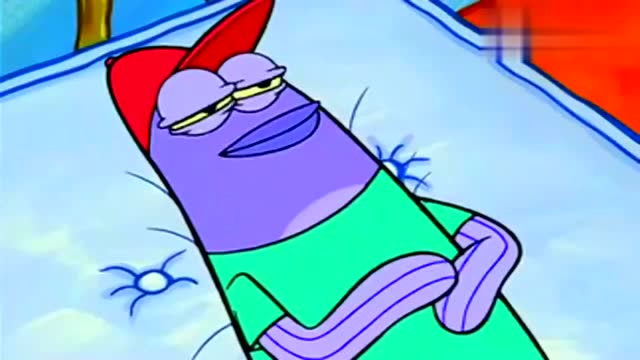 海绵宝宝:鱼睡着了,不管荷兰人怎么吓它,它都无动于衷!