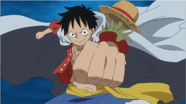 路飞成为海军,因为吃了太多食物与人大打出手,结果没人是他对手