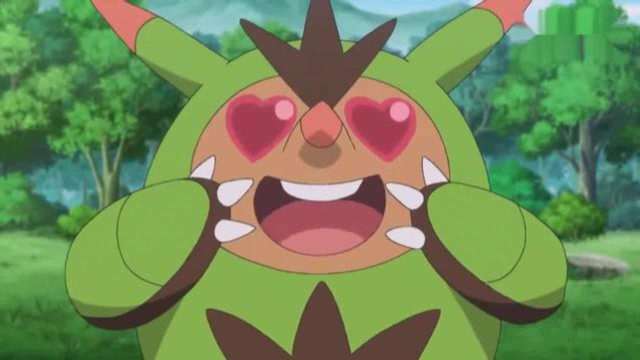 神奇宝贝:胖胖哈力追求伊布,用爱心攻击伊布未果,尴尬了