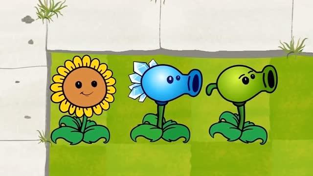 植物大战僵尸:彩色豌豆射手真厉害