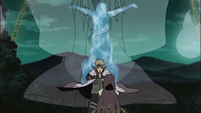 火影忍者:水门用尸鬼封禁封印九尾,玖辛奈也和九尾同归于尽