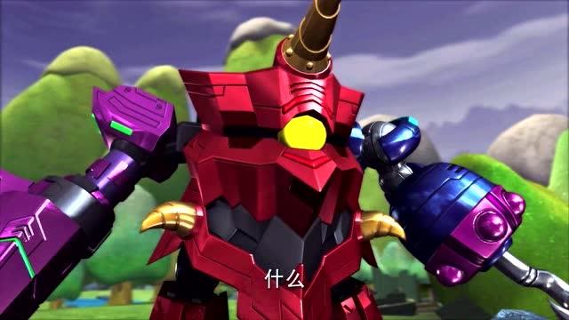 果宝特攻果宝武者三合体三星连珠炮轰碎了移形换影