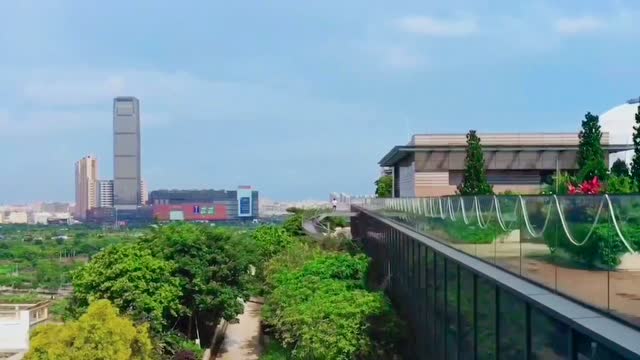 古镇华艺广场11楼空中花园-远景视觉@腾讯新闻#航拍##华艺广场##灯都